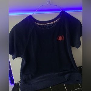 Dark Blue Tommy Hilfiger Shirt for Women in size Medium